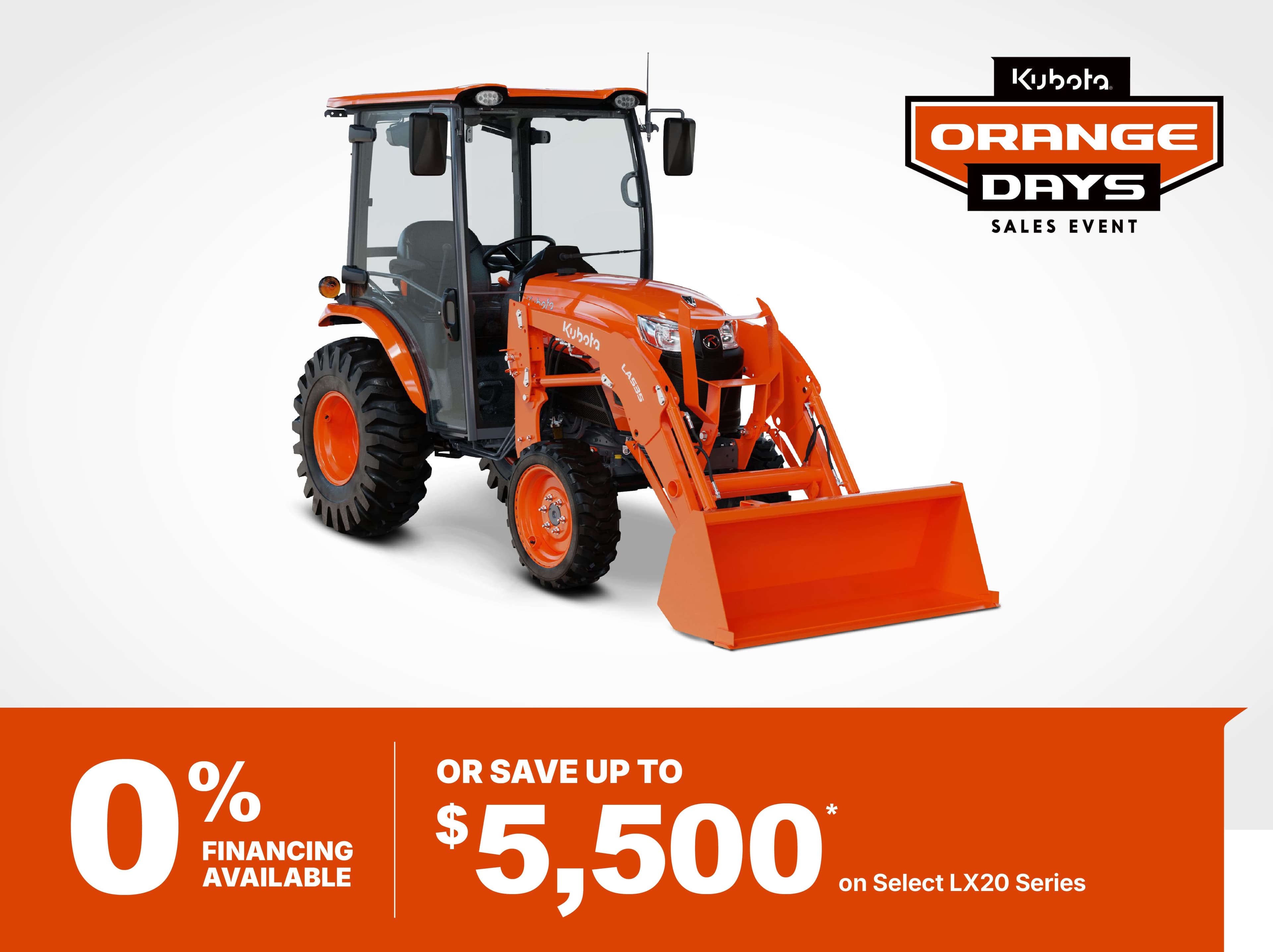 Save on LX Series Tractors